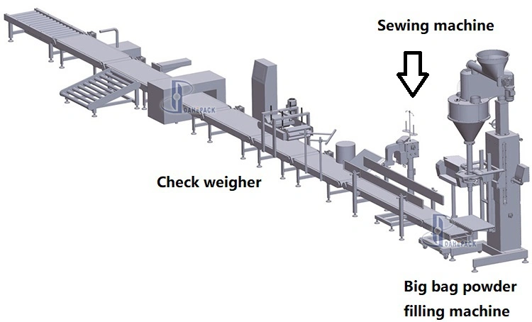 25kg Bagging Machine Salt Powder Weigh Filling Machine