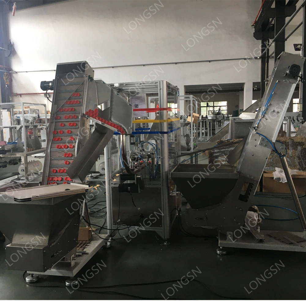 Three Parts of Medicine Cap Assembly Assembling Pressing Machine with Ring