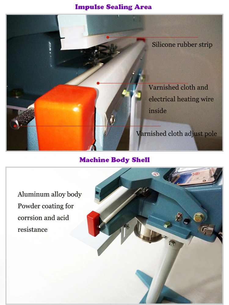 Automatic Electric Magnetic Pedal Sealing Machine with Manual Operation and Ce Certificate for Packing Bags and Film Seal