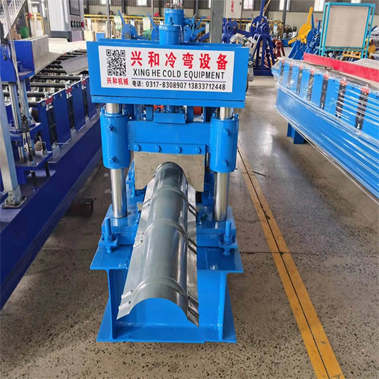 Metal Roof Tile Ridge Cap Colour Coated Tile Roll Former Forming Pressing Making Machine