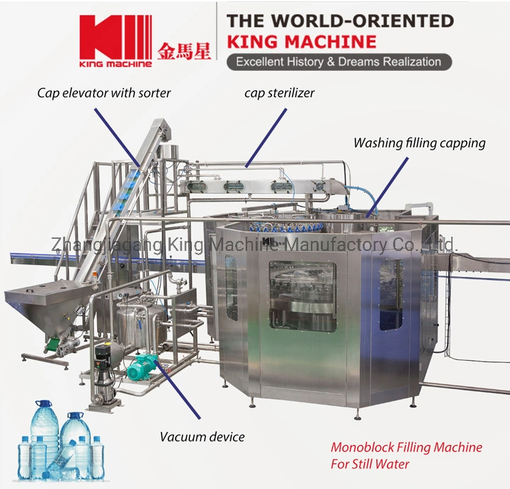 Full Automatic Pure Mineral Water Flowmeter Type Filling Machine